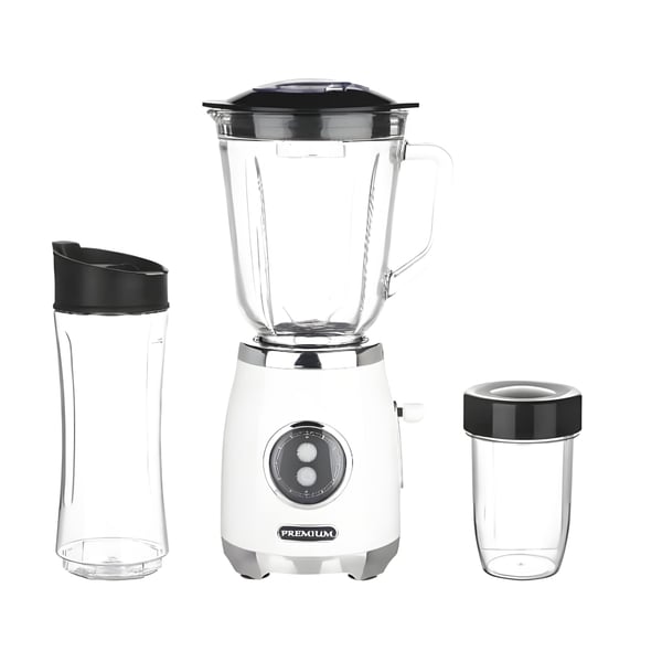 Cream Blender Set with Built-In Shaker