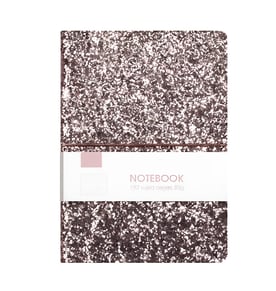 מחברת מעוצבת שורות בכריכה רכה מקווקוות