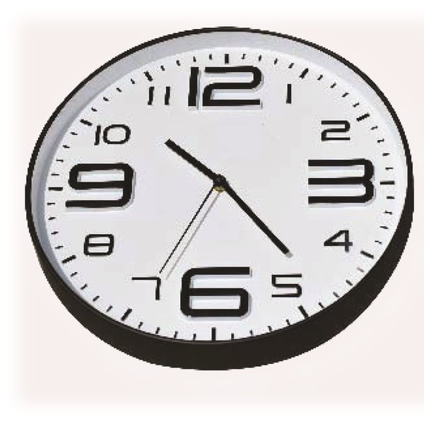 שעון קיר דיגיטלי עם מספרים גדולים - תוספת מעוצבת לבית או למשרד