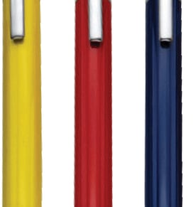 עט פלסטיק עם קליפס כסוף - מתנה עסקית מרשימה