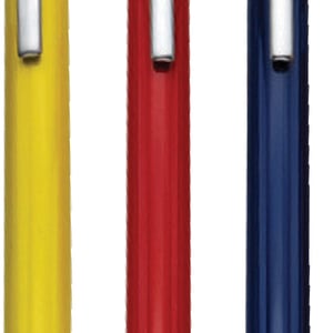 עט פלסטיק עם קליפס כסוף - מתנה עסקית מרשימה