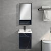 Floating Vanity with Ceramic Sink and Mirror for Perfect Bathroom Design