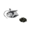 Premium Stainless Steel Tea Infuser with Extended Chain and Mini Plate