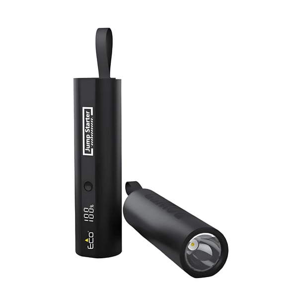 Powerful Jump Starter for Cars and Motorcycles up to 6 Liters with Eco's Forced Start Feature