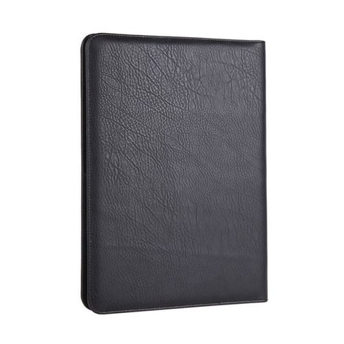 פולדר A דמוי עור  - שחור