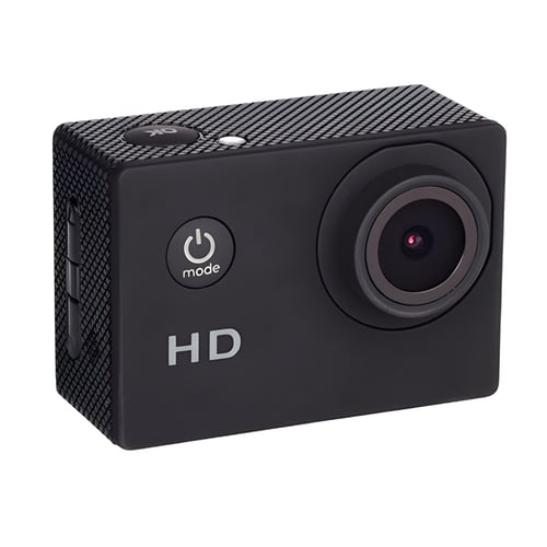 מצלמת ספורט עמידה במים HD Ready עם עדשה רחבה