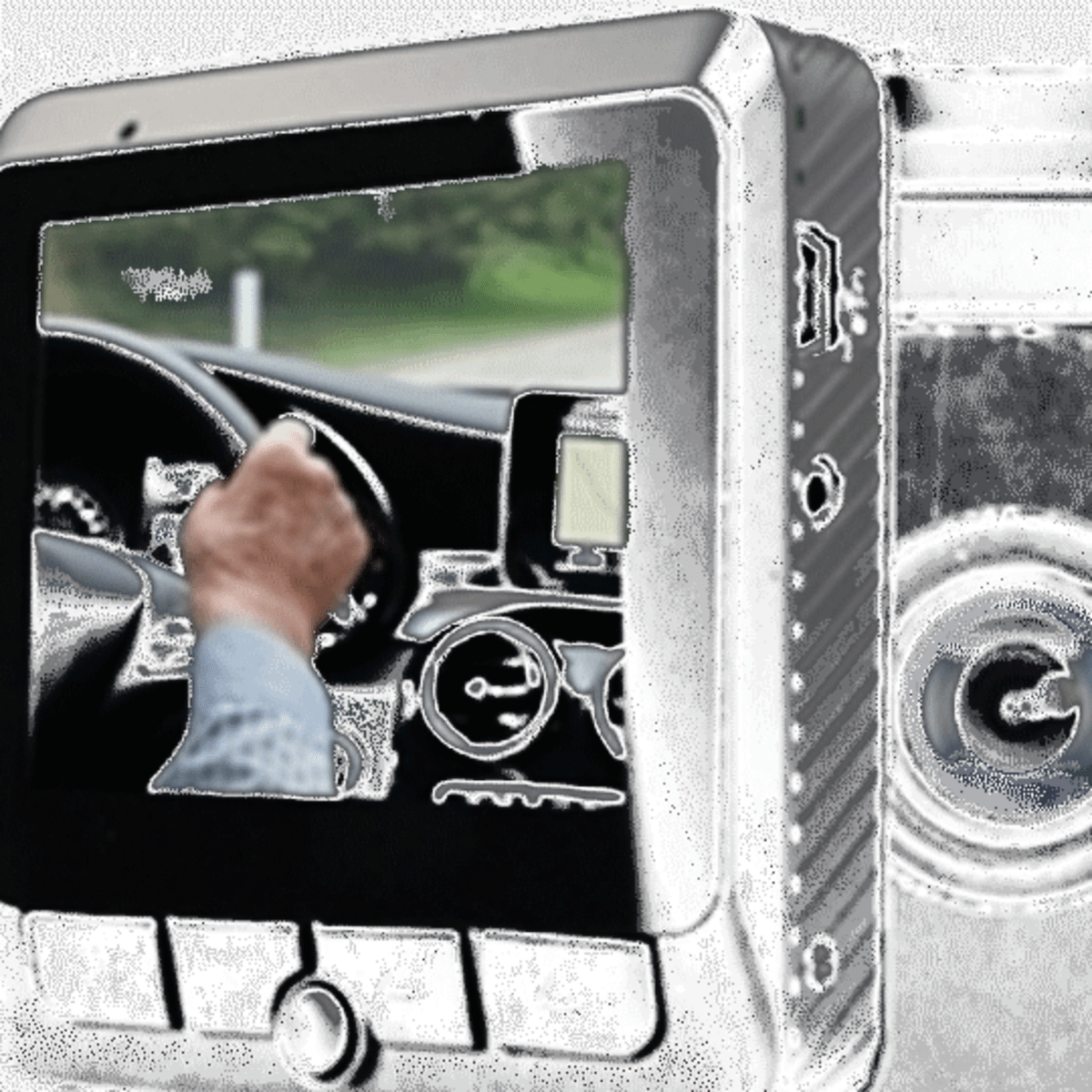 מצלמת רכב דו-כיוונית 1080P עם מסך 3 אינץ' של שניידר