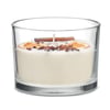 Natural Scented Candle with Cinnamon and Citrus in Glass Jar