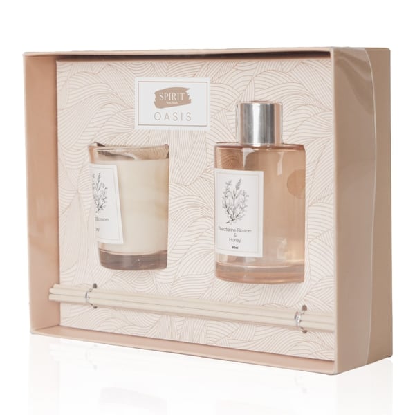 Fragrance Diffuser and Scented Candle Set by SPIRIT New York