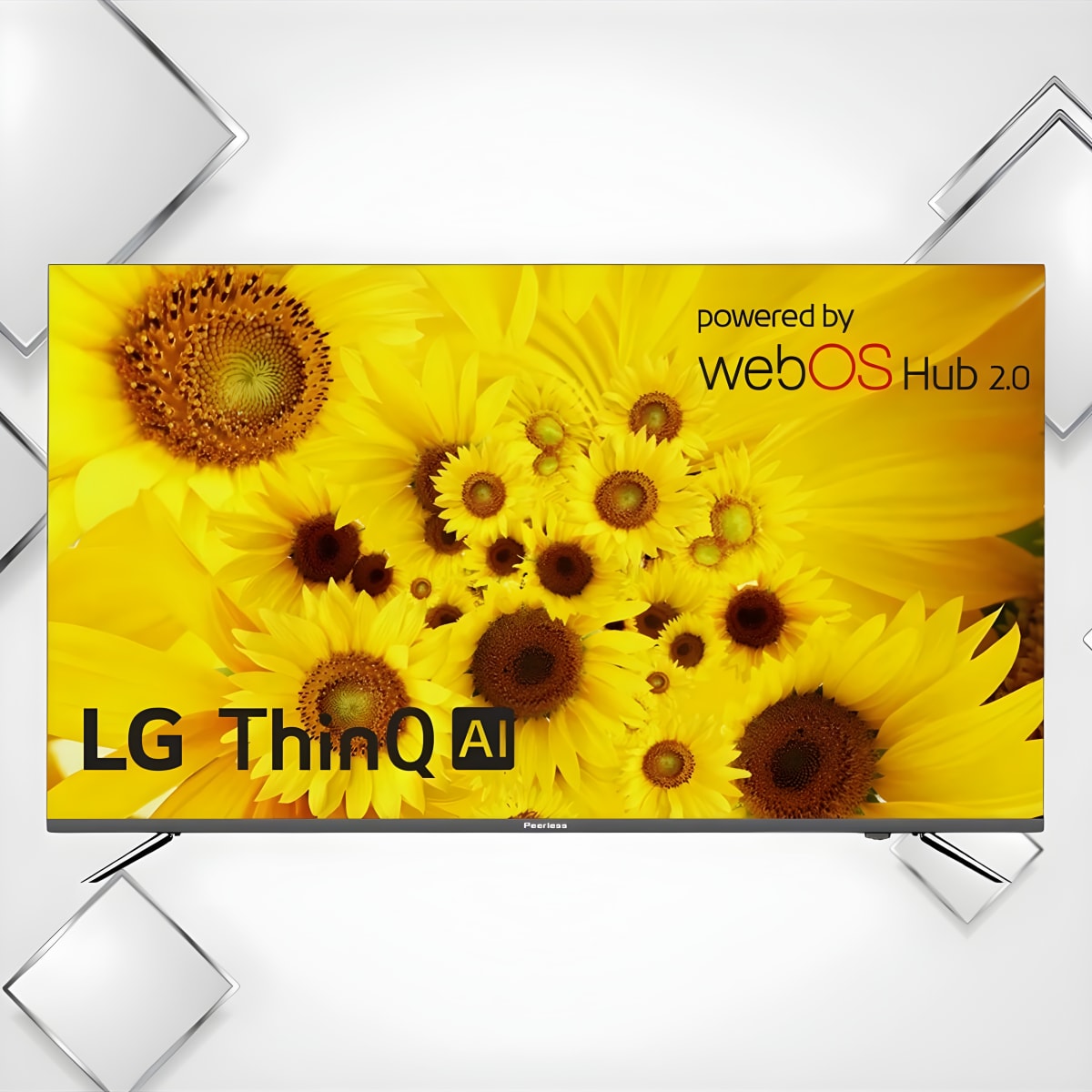 מסך טלוויזיה חכמה 65 אינץ' PEERLESS UHD 4K