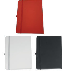 מחברת עסקים איכותית A5 עם כריכת PU קשיחה