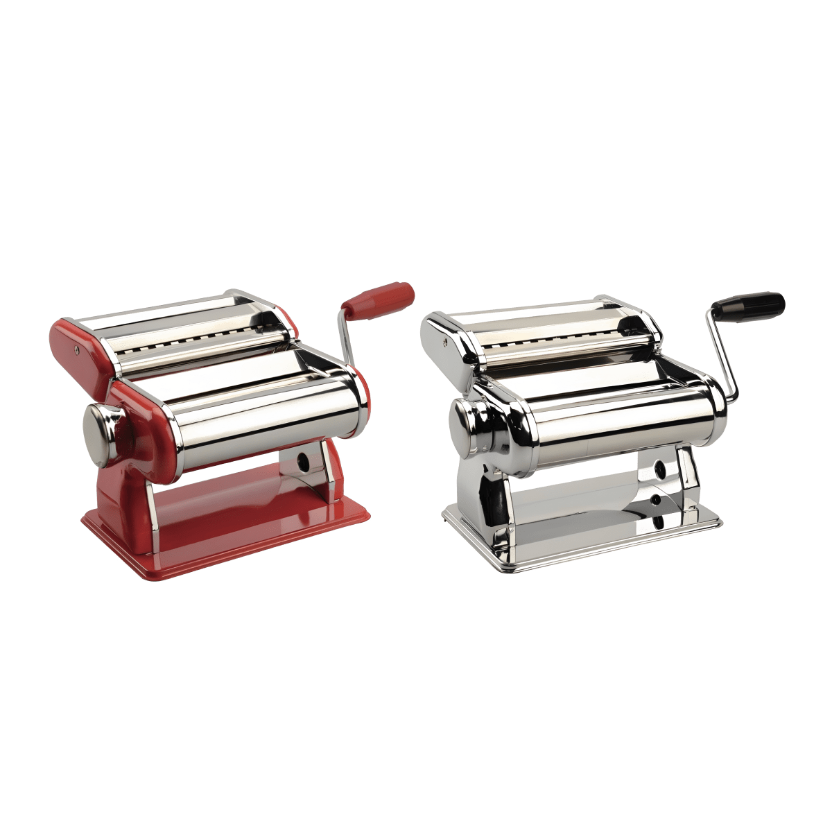 מכונת פסטה ידנית איכותית מנירוסטה בציפוי כרום מבית SOLTAM