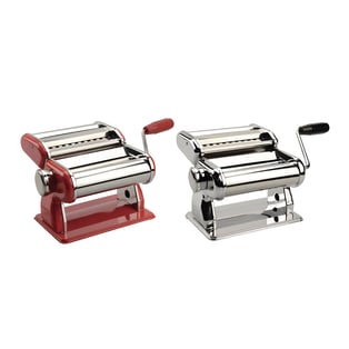 מכונת פסטה ידנית איכותית מנירוסטה בציפוי כרום מבית SOLTAM