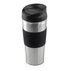 כוס תרמית נירוסטה עם חבק סיליקון – ללא החלקה
