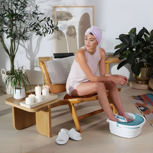 אמבט עיסוי לרגליים BUBBLE SPA ELITE - חוויית ספא ביתית מושלמת