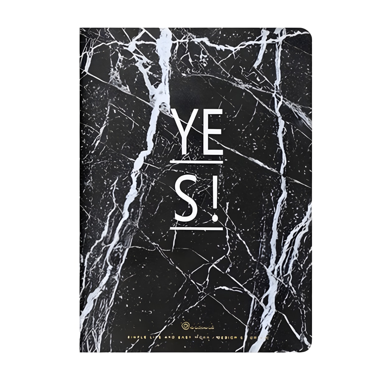 מחברת שיש אופנתית בשחור ולבן