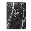 Stylish Marble Design Notebook in Black or White