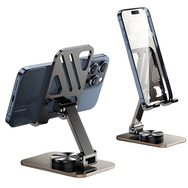 Adjustable Metal Desktop Stand with 360 Arm for Phone and Tablet