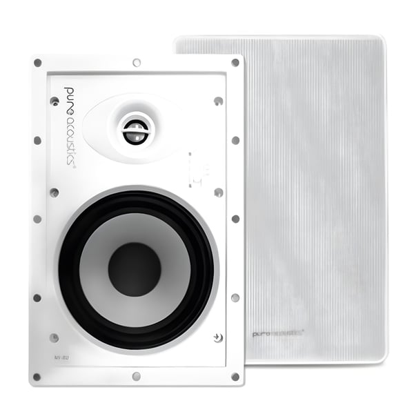In-Wall Speakers with Magnetic Grill - Superior Sound Quality