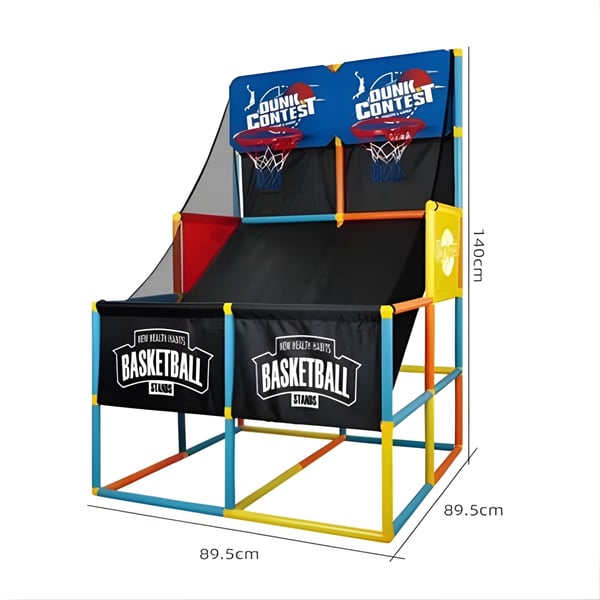 Dual Basketball Return System - Ultimate Training Tool