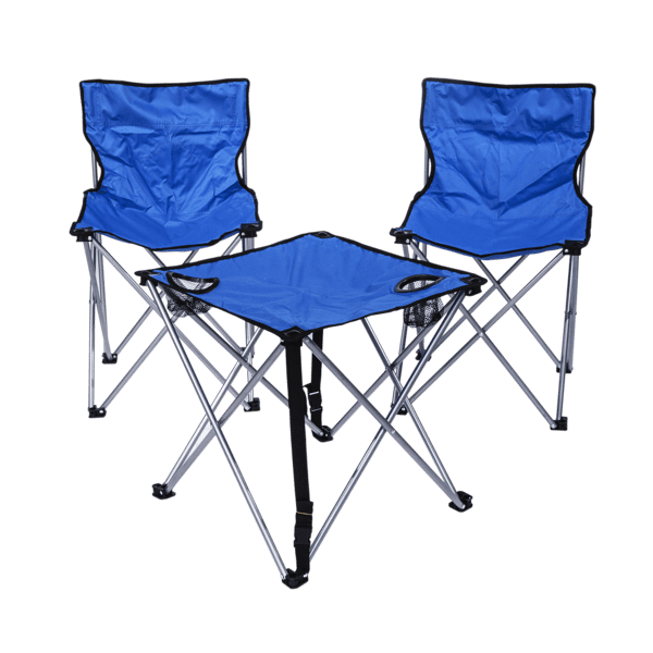 סט שולחן וכיסאות מתקפל בנרתיק נוח