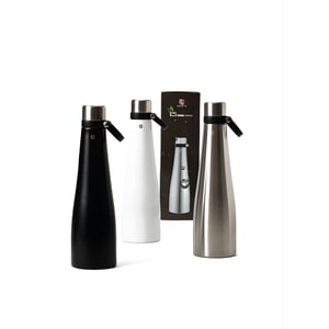 Silver Stainless Steel Thermos 500ml - Polo Swiss Design