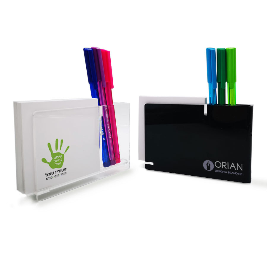 פנקס ממו שקוף או שחור