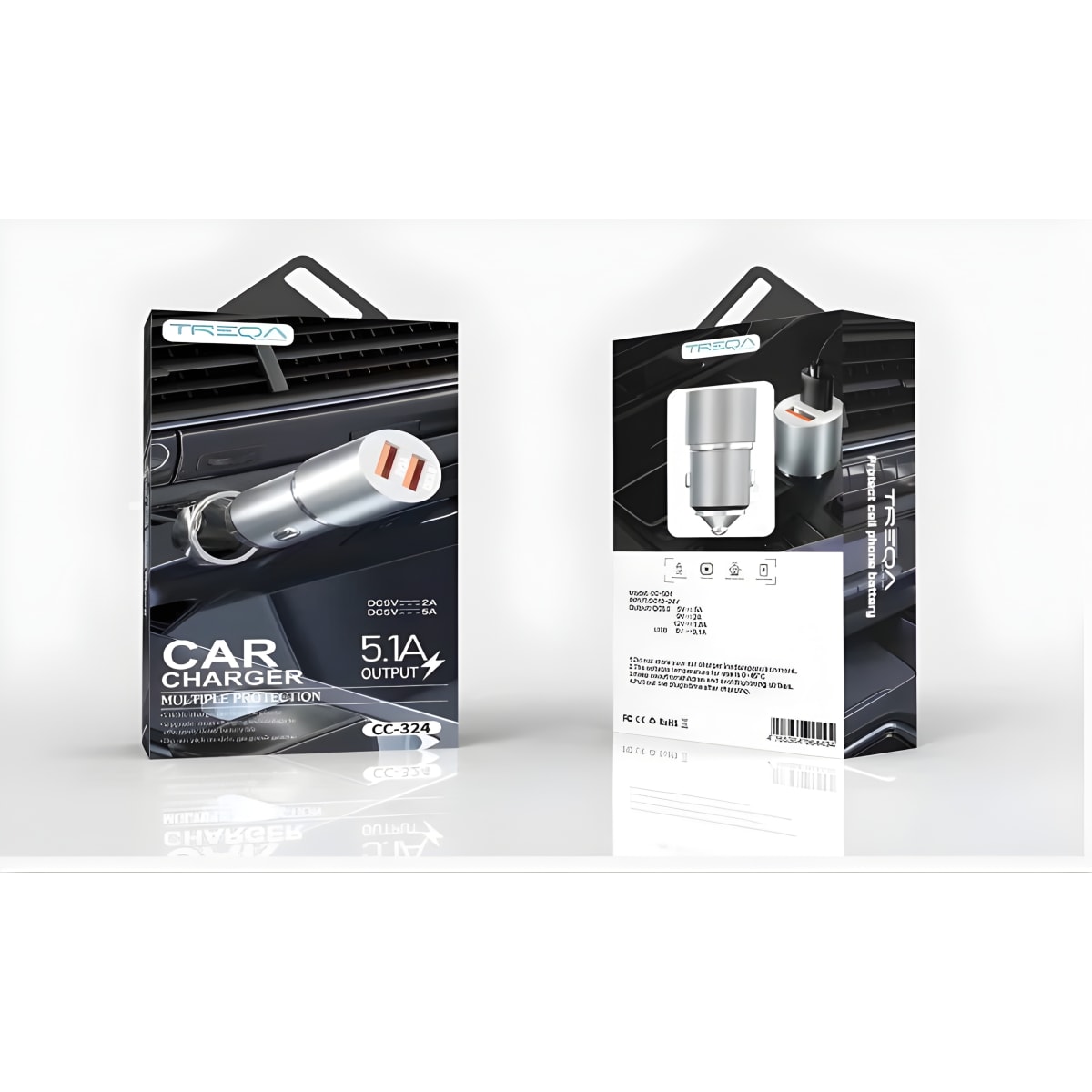 מטען רכב מהיר TREQA | טעינה בטוחה ונוחה