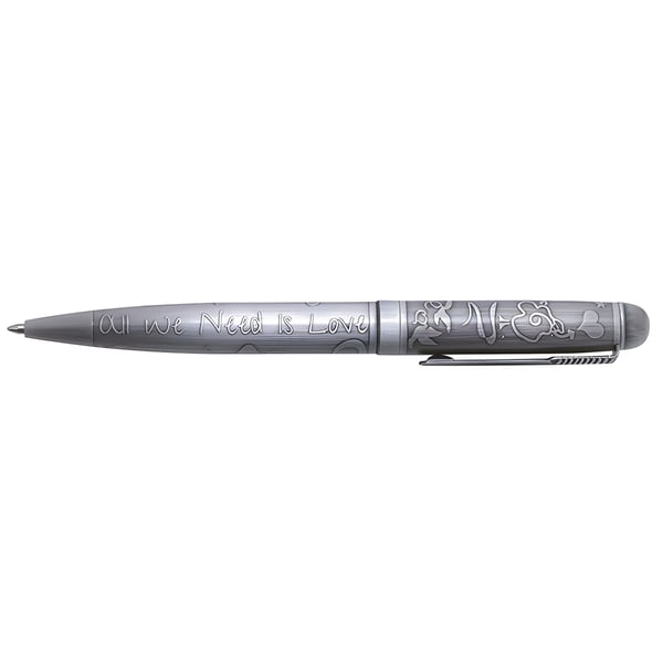 Luxury Pewter Pen with 'All we need is LOVE' Engraving - Judaica Series