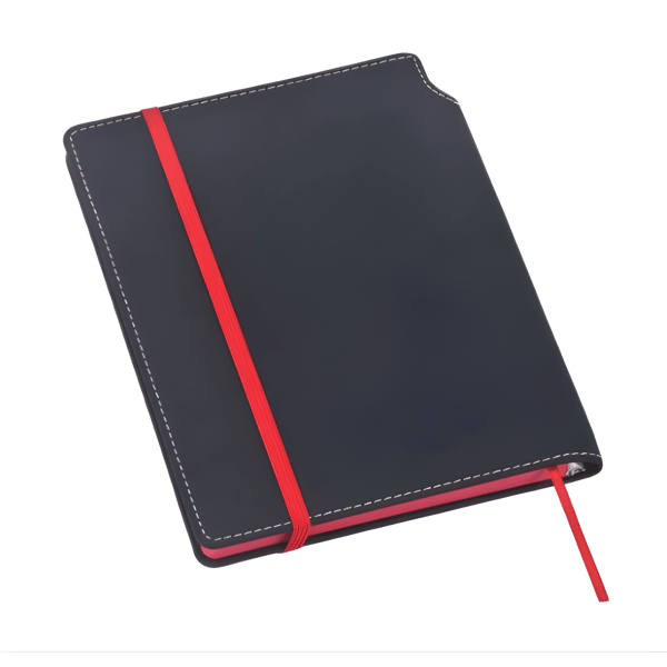 מחברת PU כריכה קשה  A5 עם גומי