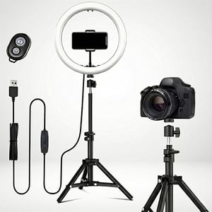 Professional Photography Ring Light with Bluetooth Remote