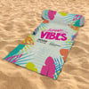 Beach Towel with Inflatable Pillow, Size 140/68