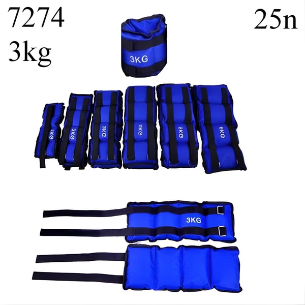 משקולות קרסול 3 ק״ג לחיזוק שרירים