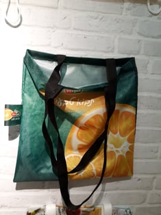 תיק צד ניילון מודפס בצבעים מלאים