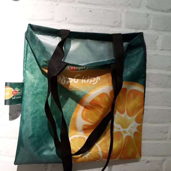 תיק צד ניילון מודפס בצבעים מלאים