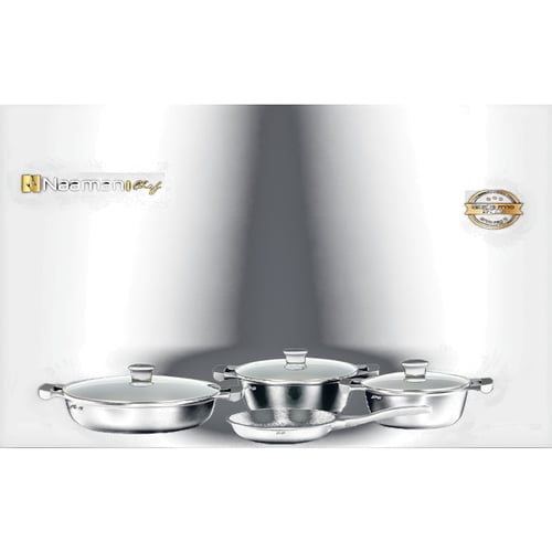 Naaman 7-Piece Granite Cookware Set - Pots & Frying Pan