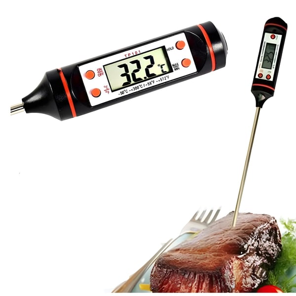 מד חום דיגיטלי קומפקטי ומדויק למזון