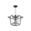 2-Liter Manual Vegetable Chopper with Push Button - Roso Toolz Series
