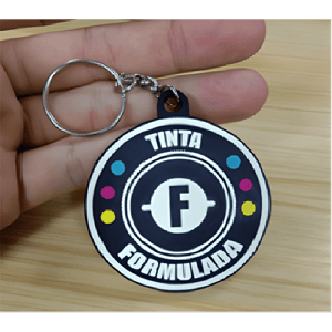 מחזיק מפתחות עגול איכותי עם לוגו ייחודי