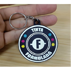 High-Quality Round Keychain with Unique Logo