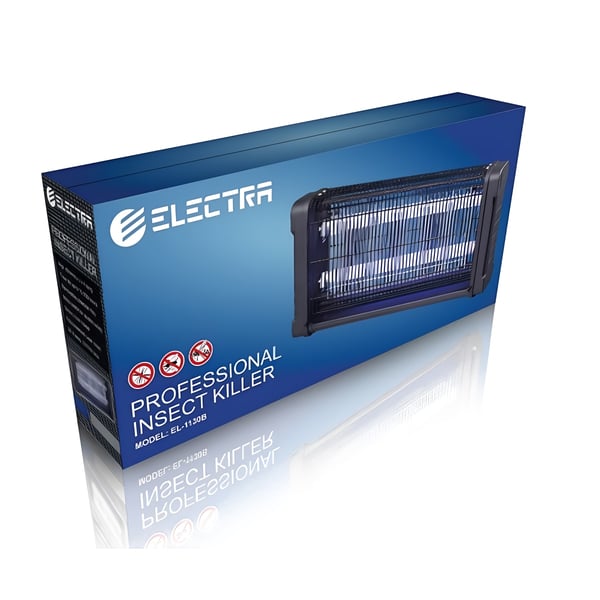 קטלן יתושים מתקדם עם מנורת UV-A מבית Electra
