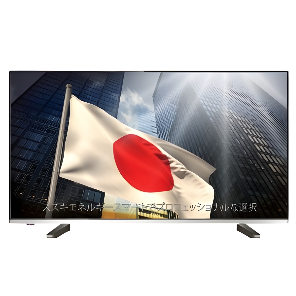 מסך ענק עם תמונת דגל יפן לחווית צפייה בלתי נשכחת