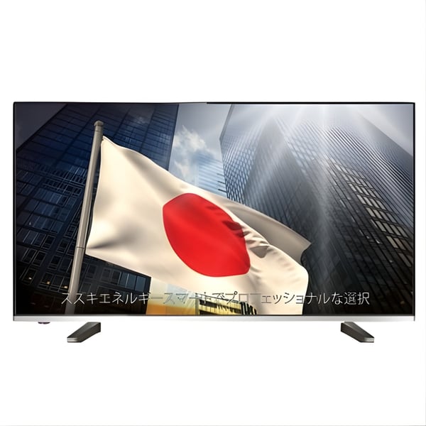 מסך ענק עם תמונת דגל יפן לחווית צפייה בלתי נשכחת