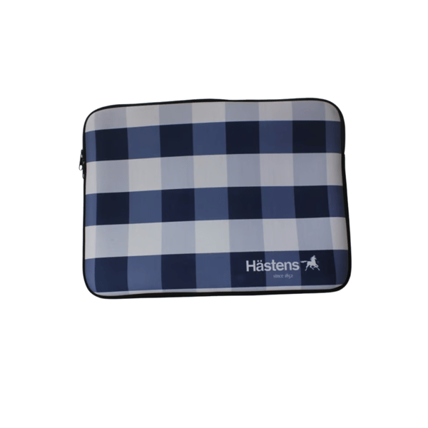 Blue Plaid Waterproof Laptop Sleeve