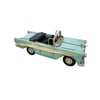 Unique Turquoise Retro Car Model