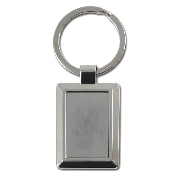 מחזיק מפתחות מתכת מרובע באריזת מתנה