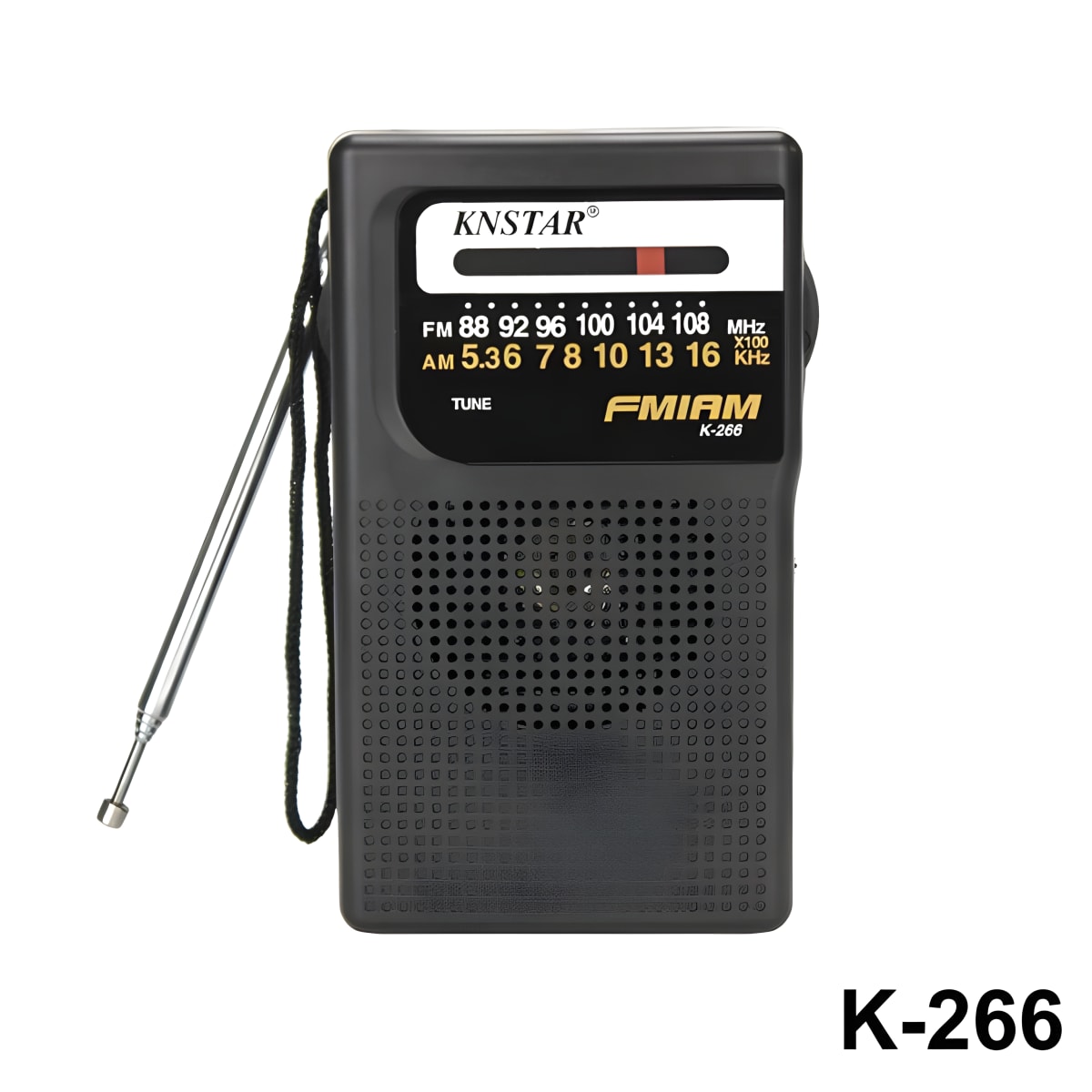 כיסוי אלקטרוני נייד KNSTAR עם רדיו FM/AM