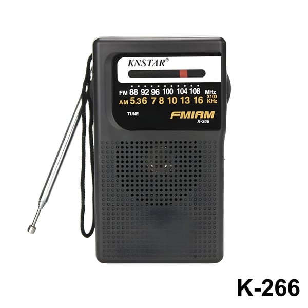 KNSTAR Portable Electronic Device with FM/AM Radio