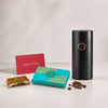 Elegant Gift Set with Electric Coffee Grinder