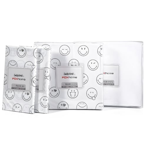 סט מצעים זוגי מהנה SMILEY מבית FOXHOME